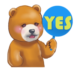 bear cute daily sticker #12629778