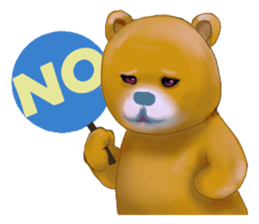 bear cute daily sticker #12629779