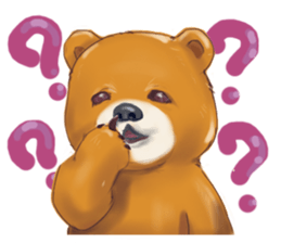 bear cute daily sticker #12629781