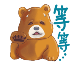 bear cute daily sticker #12629795