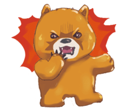 bear cute daily sticker #12629798