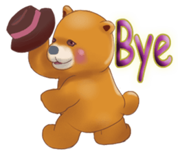 bear cute daily sticker #12629805