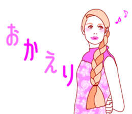 Fashionista Lady-60S style sticker #12630050