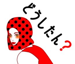 Fashionista Lady-60S style sticker #12630068