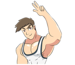 Muscle obsession sticker #12630170