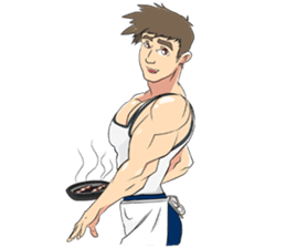 Muscle obsession sticker #12630176