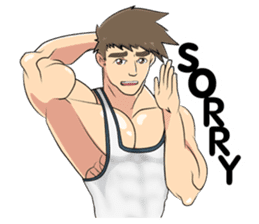 Muscle obsession sticker #12630179