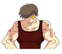 Muscle obsession sticker #12630180