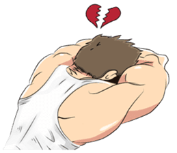 Muscle obsession sticker #12630181