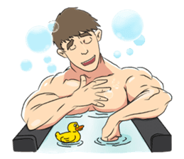 Muscle obsession sticker #12630186