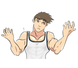 Muscle obsession sticker #12630193
