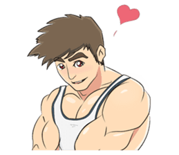 Muscle obsession sticker #12630197