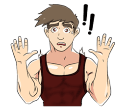 Muscle obsession sticker #12630204