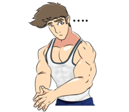 Muscle obsession sticker #12630205