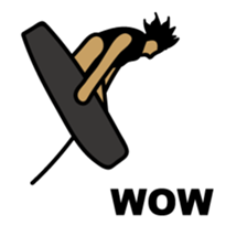 WAKEBOARDER sticker #12630670