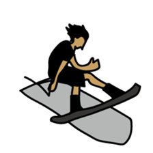 WAKEBOARDER sticker #12630690