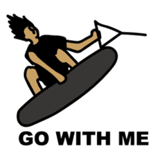 WAKEBOARDER sticker #12630697