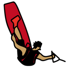 WAKEBOARDER sticker #12630698