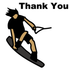 WAKEBOARDER sticker #12630701
