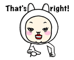 It's moves!It's rabbit.2nd! sticker #12630935