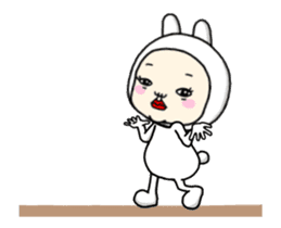 It's moves!It's rabbit.2nd! sticker #12630953