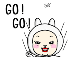 It's moves!It's rabbit.2nd! sticker #12630956