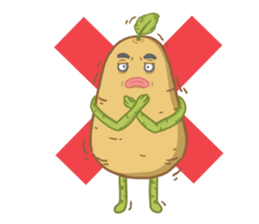 Popo tato + sticker #12631039