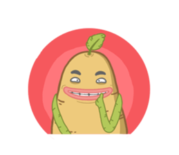 Popo tato + sticker #12631049