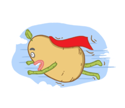 Popo tato + sticker #12631055