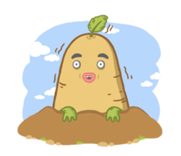 Popo tato + sticker #12631071