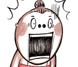 DARADARA GORILLA Sticker sticker #12631191