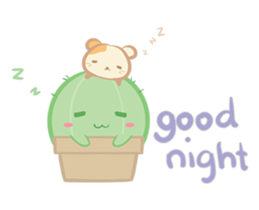 cactus&hamster sticker #12631509