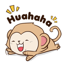 Spike the cheeky monkey sticker #12631583