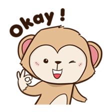 Spike the cheeky monkey sticker #12631584