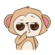Spike the cheeky monkey sticker #12631588