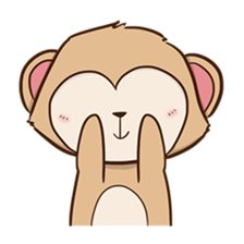 Spike the cheeky monkey sticker #12631595