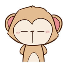 Spike the cheeky monkey sticker #12631599
