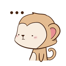 Spike the cheeky monkey sticker #12631601