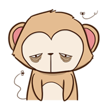 Spike the cheeky monkey sticker #12631602