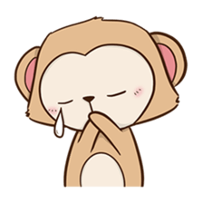 Spike the cheeky monkey sticker #12631603