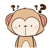 Spike the cheeky monkey sticker #12631604