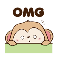 Spike the cheeky monkey sticker #12631607