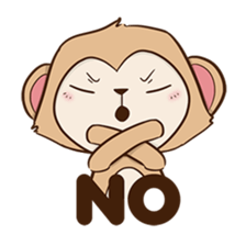 Spike the cheeky monkey sticker #12631608