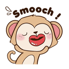 Spike the cheeky monkey sticker #12631610