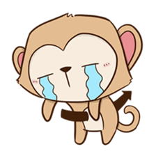 Spike the cheeky monkey sticker #12631613