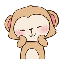 Spike the cheeky monkey sticker #12631614