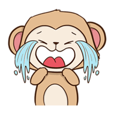Spike the cheeky monkey sticker #12631618