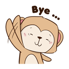 Spike the cheeky monkey sticker #12631619