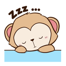 Spike the cheeky monkey sticker #12631621