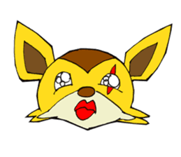 Yuruyuru Spanky Sticker 4 sticker #12631826